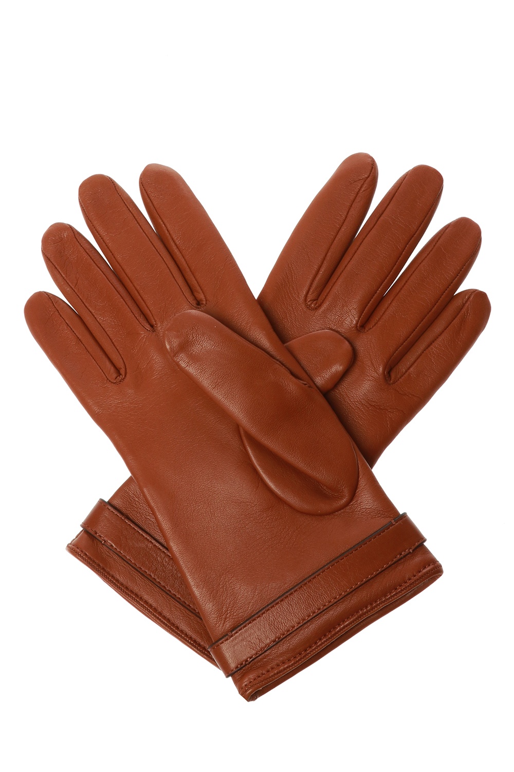 Burberry clearance leather gloves